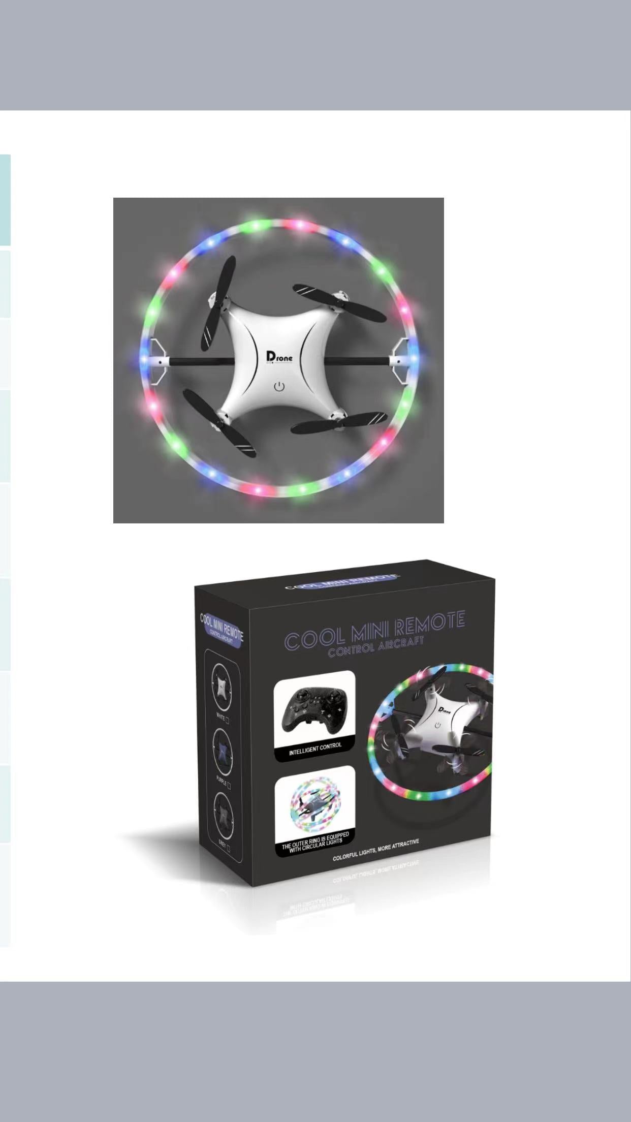 New Led Stunt Mini Drone