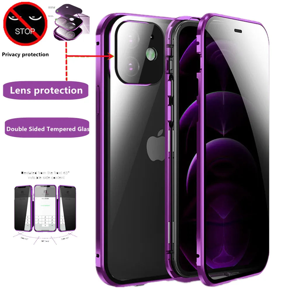 NEW 360° Protection Magnetic Glass case