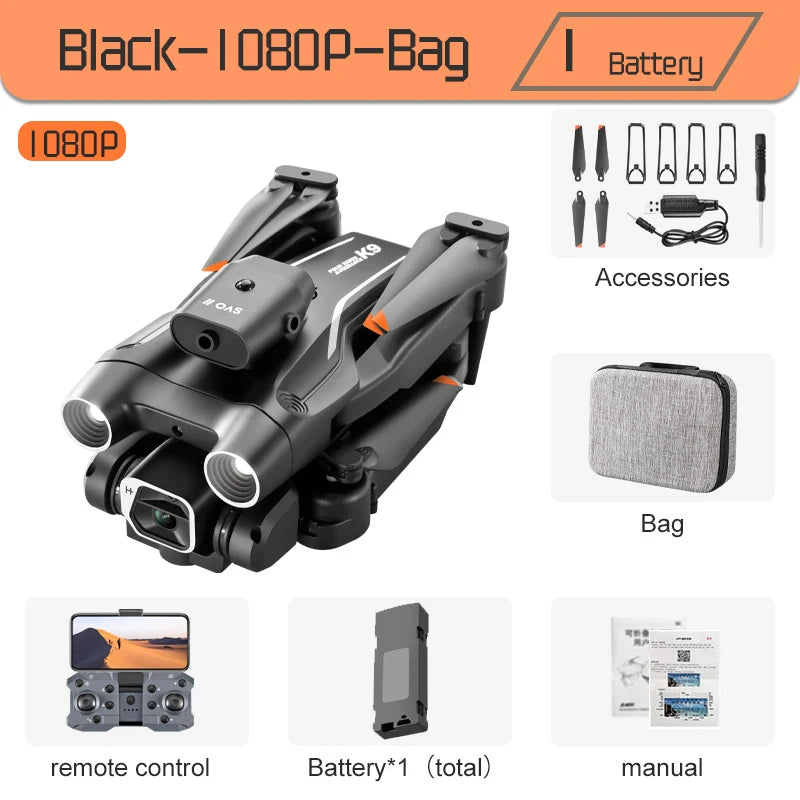 K9 PRO Mini Drone Professional 4K HD Camera