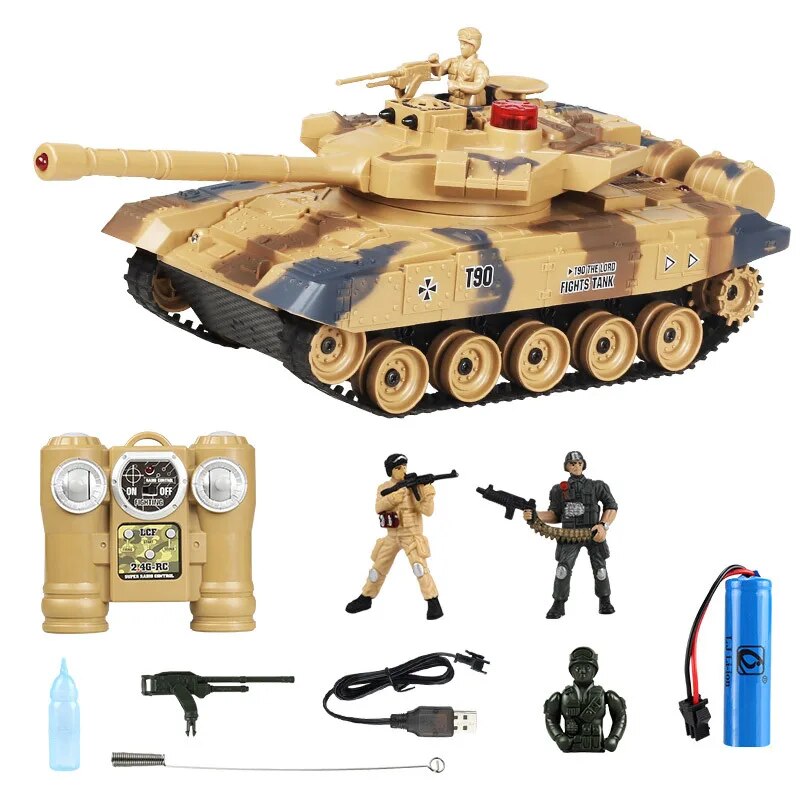 RC Tank with Smoke & Firing Action
