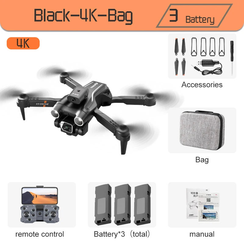 K9 PRO Mini Drone Professional 4K HD Camera