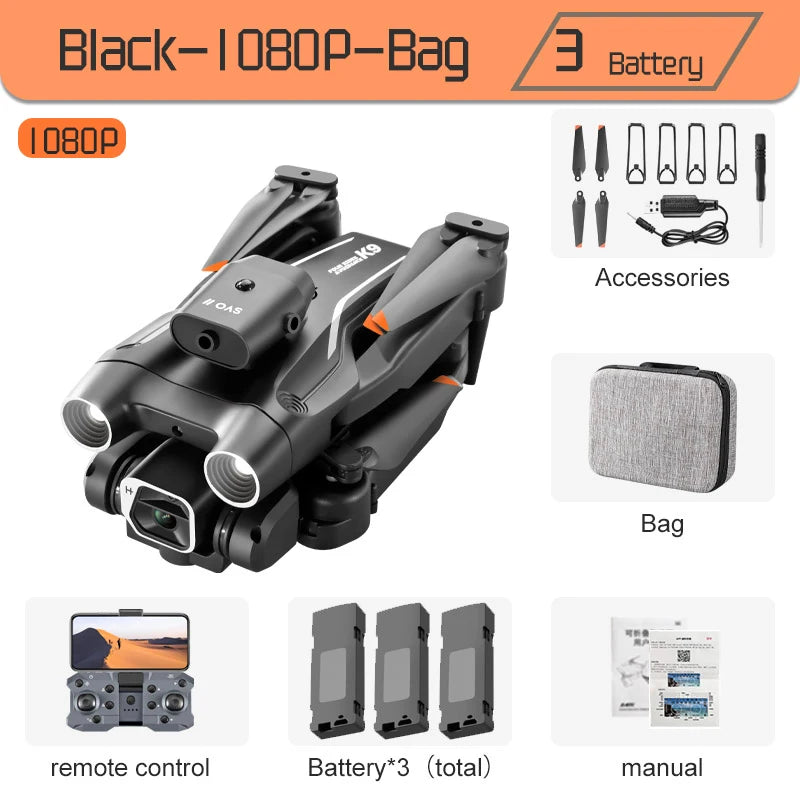 K9 PRO Mini Drone Professional 4K HD Camera