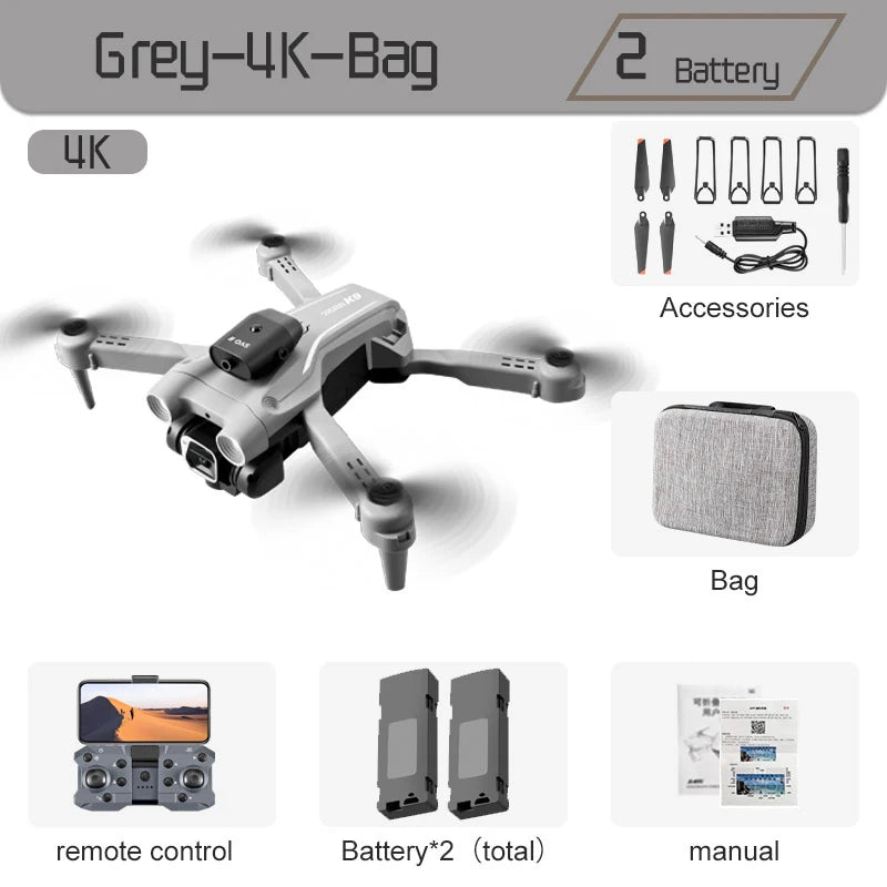 K9 PRO Mini Drone Professional 4K HD Camera
