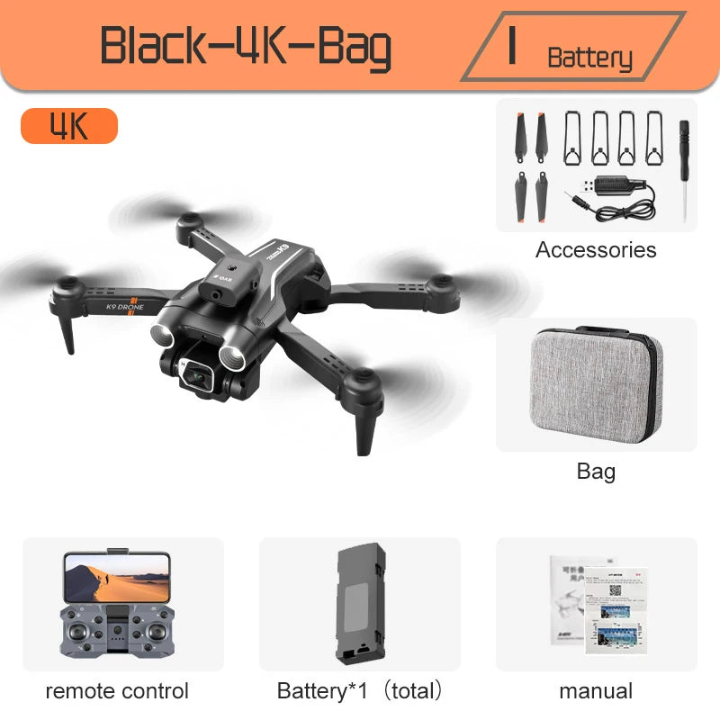 K9 PRO Mini Drone Professional 4K HD Camera
