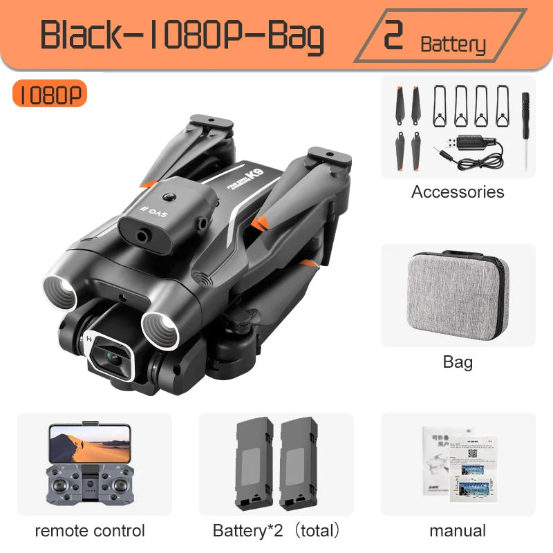 K9 PRO Mini Drone Professional 4K HD Camera