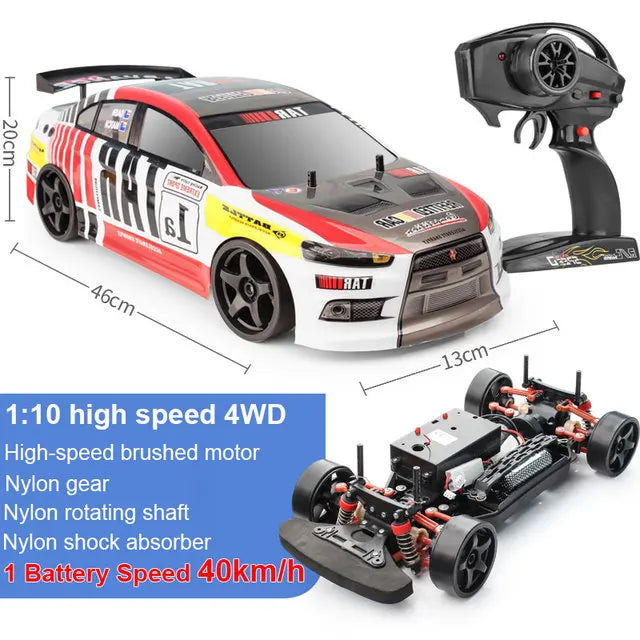 4WD 70KM/H High Speed Drift Car - DnM Toy Box
