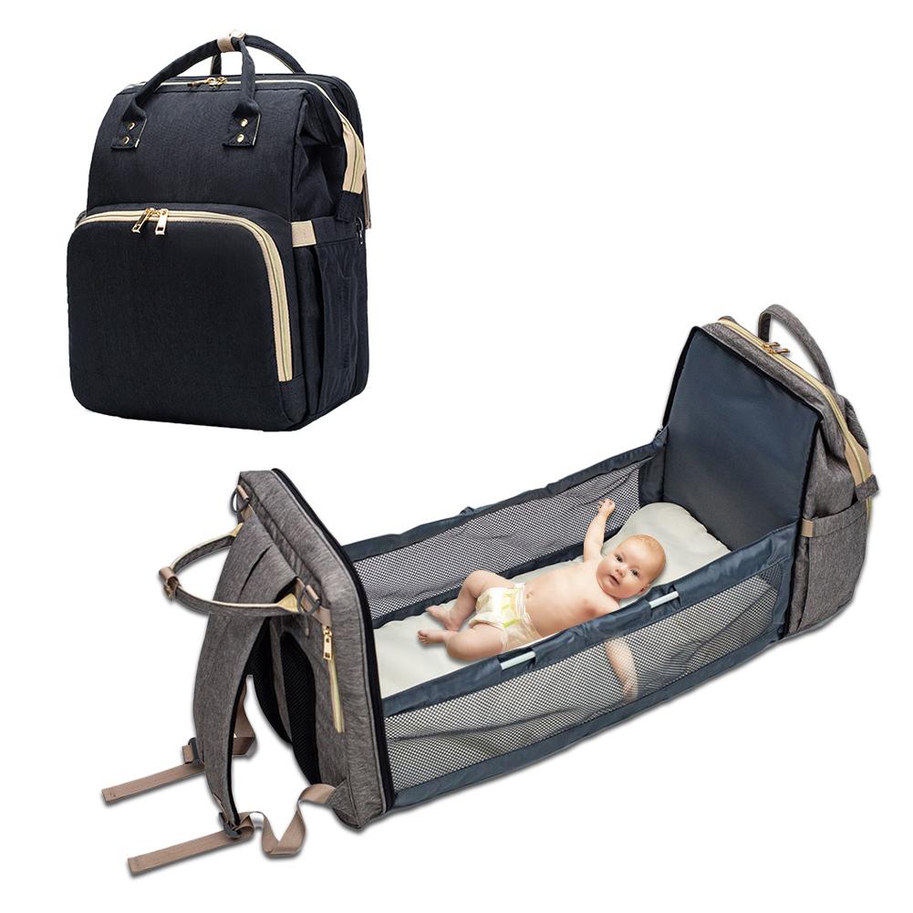Multi-purpose Travel Storage Baby Bed Backpack - DnM Toy Box