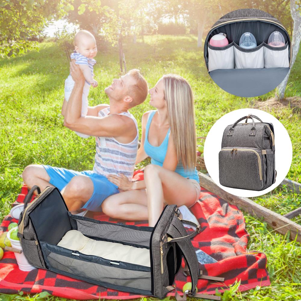 Multi-purpose Travel Storage Baby Bed Backpack - DnM Toy Box