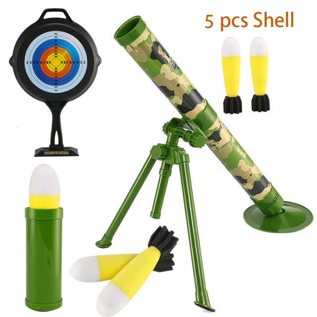 Mortar Pursuit Bomb Cannon with Lights and Sounds