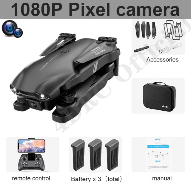 4K Dual Camera Mini Drone with WiFi FPV