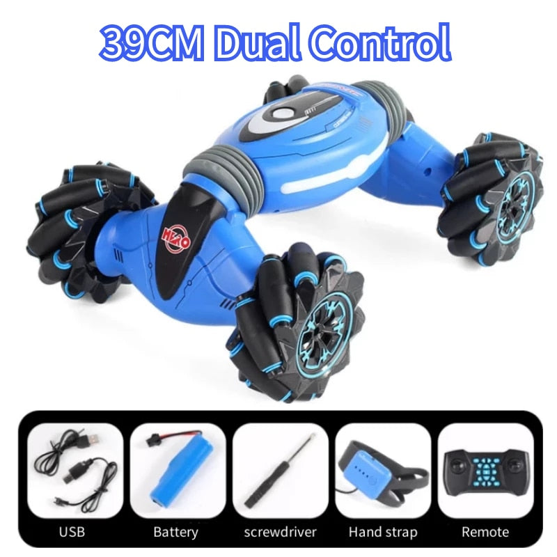 2.4G RC Car: Gesture Control, Lights, Music, Stunts"