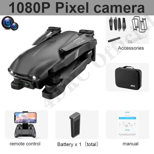 4K Dual Camera Mini Drone with WiFi FPV