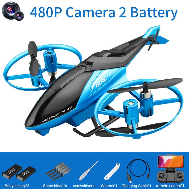 HD Wide-Angle Helicopter - Unleash Your Aerial Photography Skills