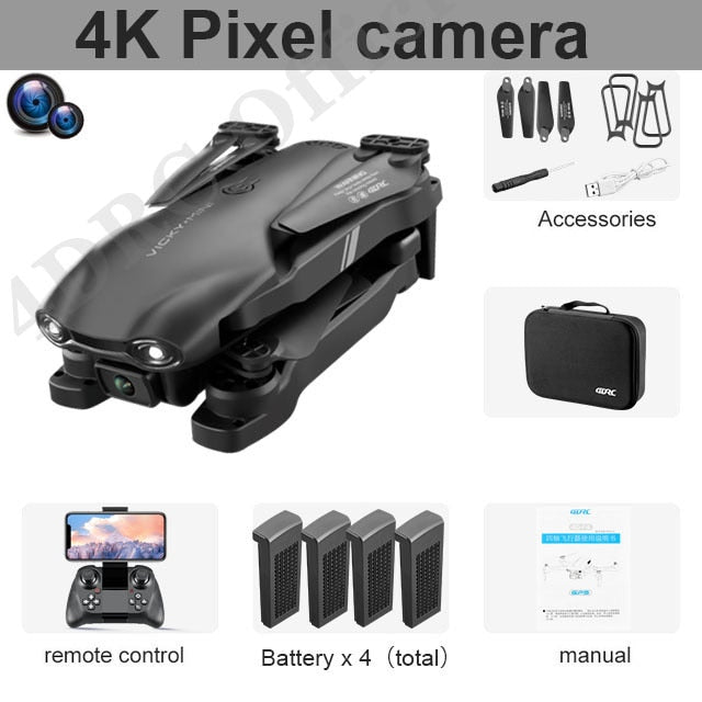4K Dual Camera Mini Drone with WiFi FPV