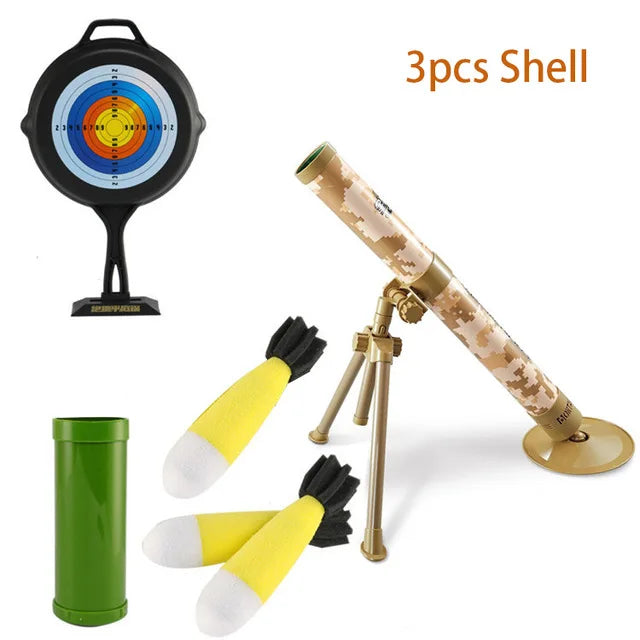 Mortar Pursuit Bomb Cannon with Lights and Sounds