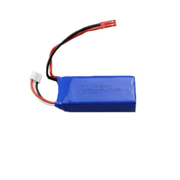7.4V 1200mAh JST Connector Li Battery