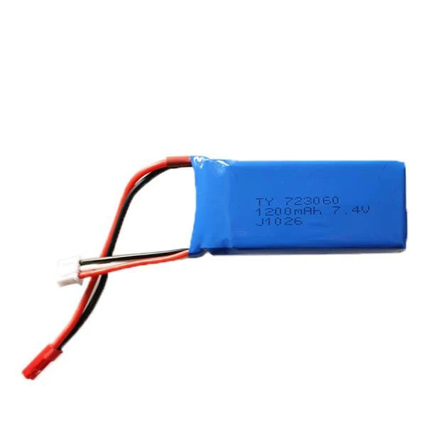 7.4V 1200mAh JST Connector Li Battery