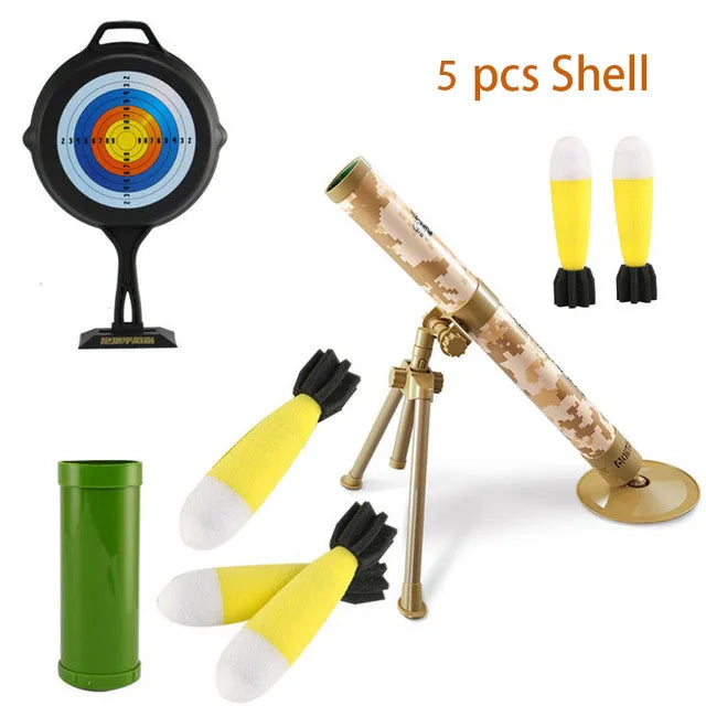 Mortar Pursuit Bomb Cannon with Lights and Sounds