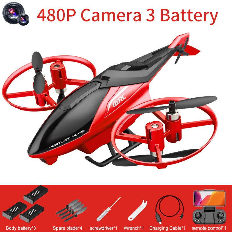 HD Wide-Angle Helicopter - Unleash Your Aerial Photography Skills