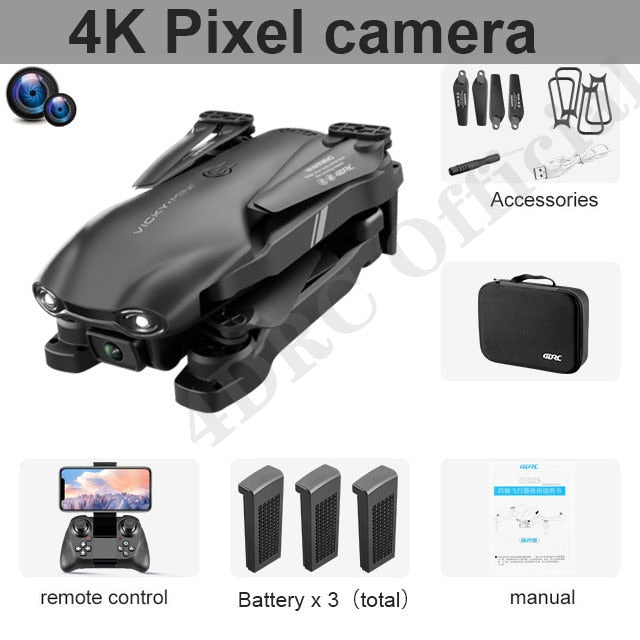 4K Dual Camera Mini Drone with WiFi FPV