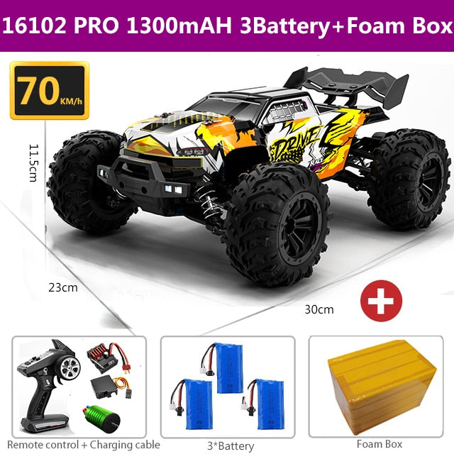 70KM/H Or 50KM/H 4WD High Speed Drift Monster Truck