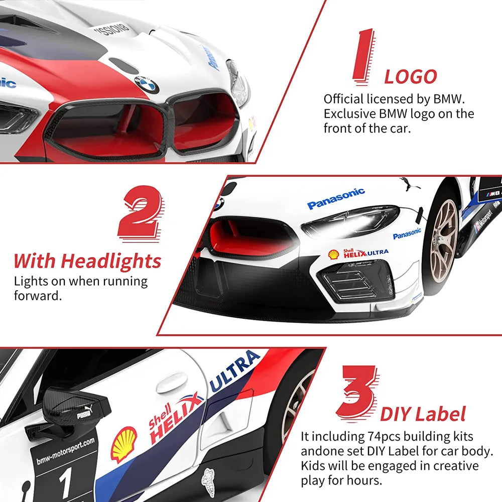 Rastar BMW M8 GTE RC Cars Building kit