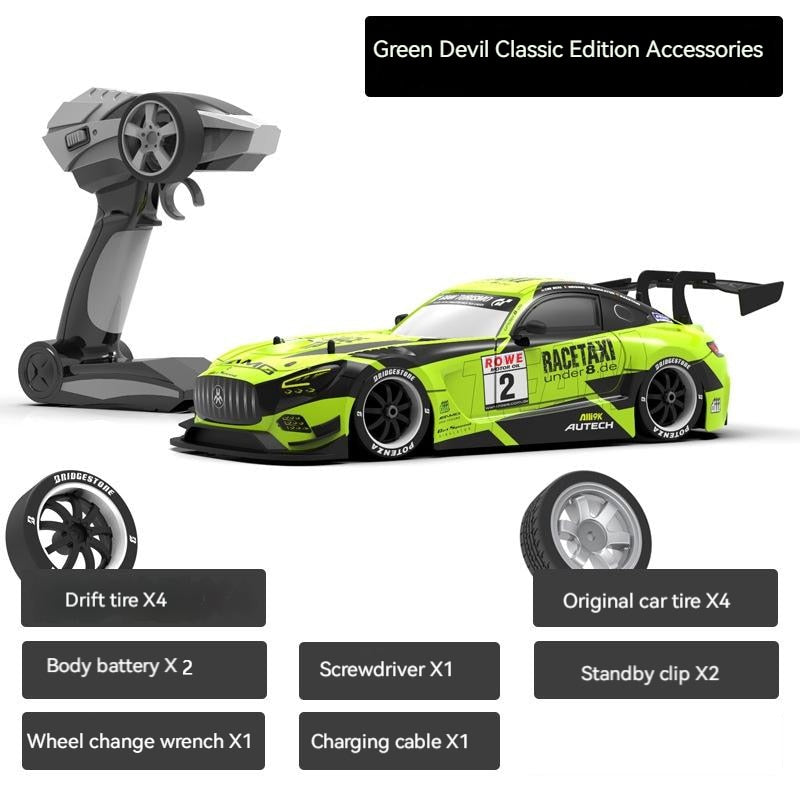4WD 2.4G Drift Car - 50km/h High Speed"