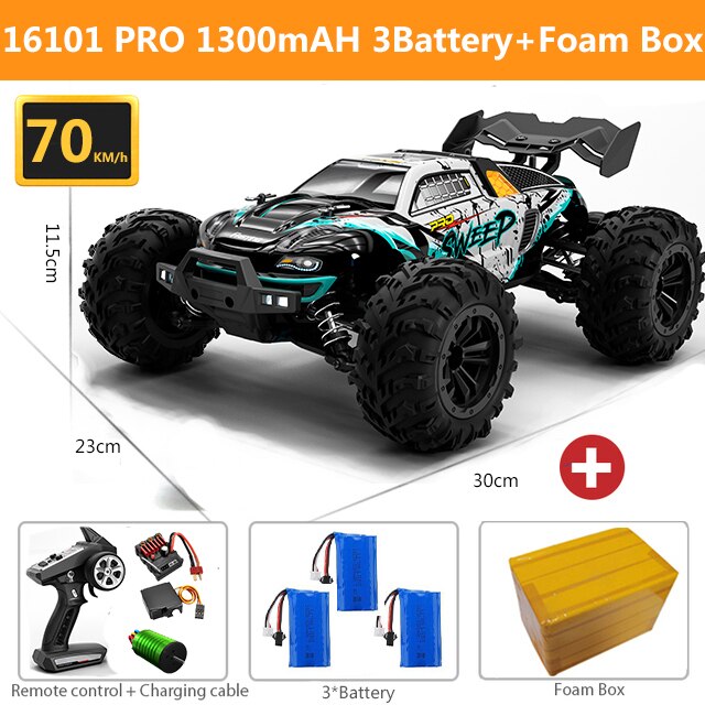 70KM/H Or 50KM/H 4WD High Speed Drift Monster Truck
