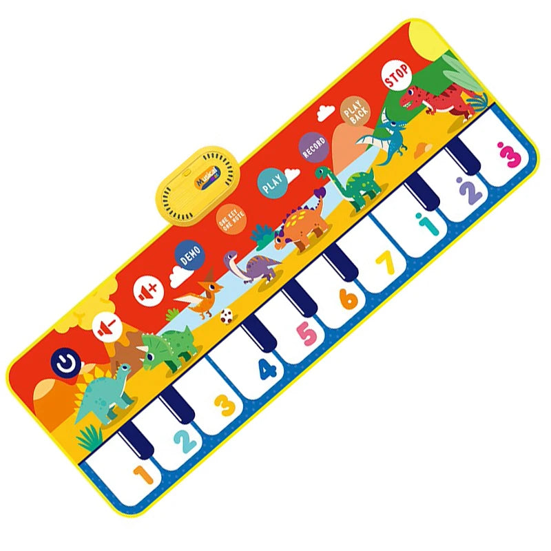 Musical Piano Mat for Kids with 8 Animal Sounds
