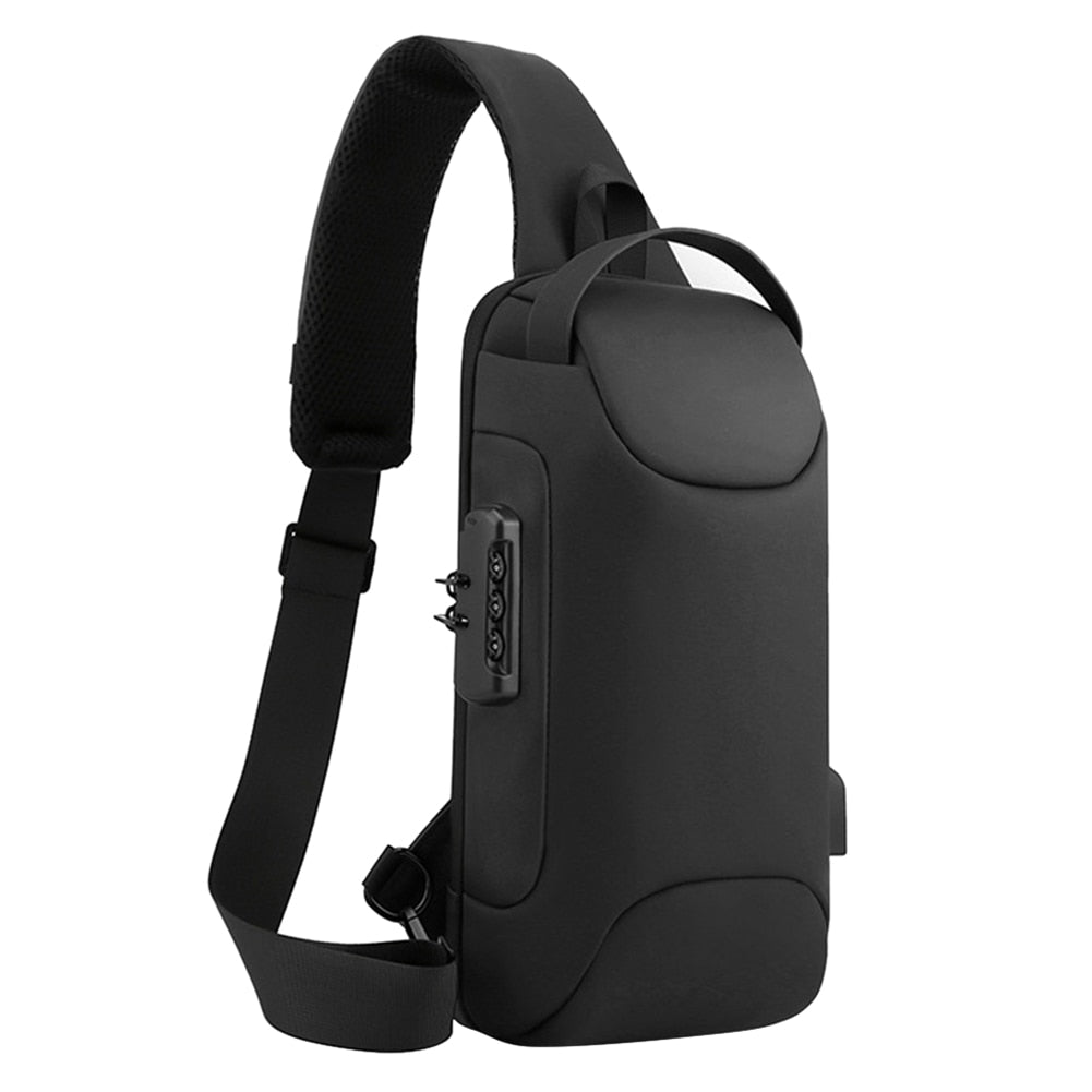 Men Chest Bag Backpack with USB Charging Port - DnM Toy Box
