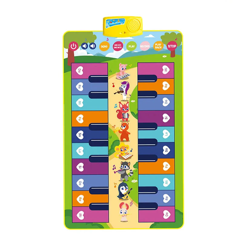 Kids Musical Piano Mat Duet Keyboard