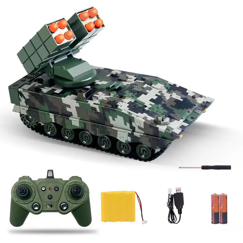 Rc Tank Missile Fire Cannonball With Sound