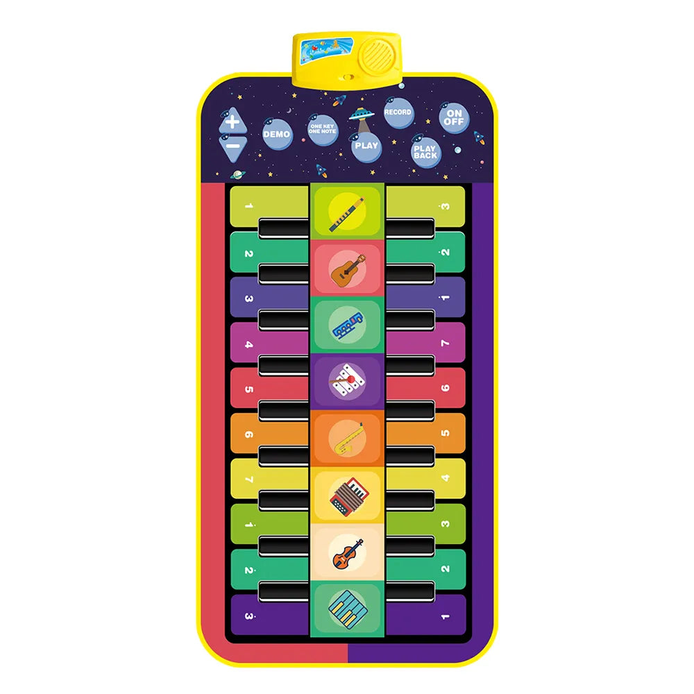 Kids Musical Piano Mat Duet Keyboard