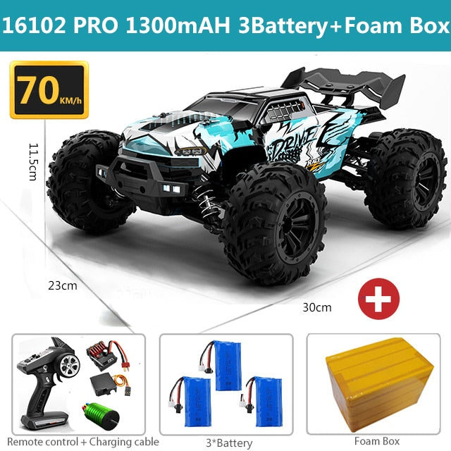 70KM/H Or 50KM/H 4WD High Speed Drift Monster Truck
