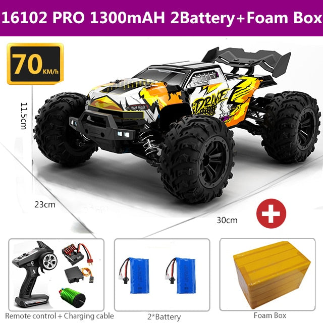 70KM/H Or 50KM/H 4WD High Speed Drift Monster Truck