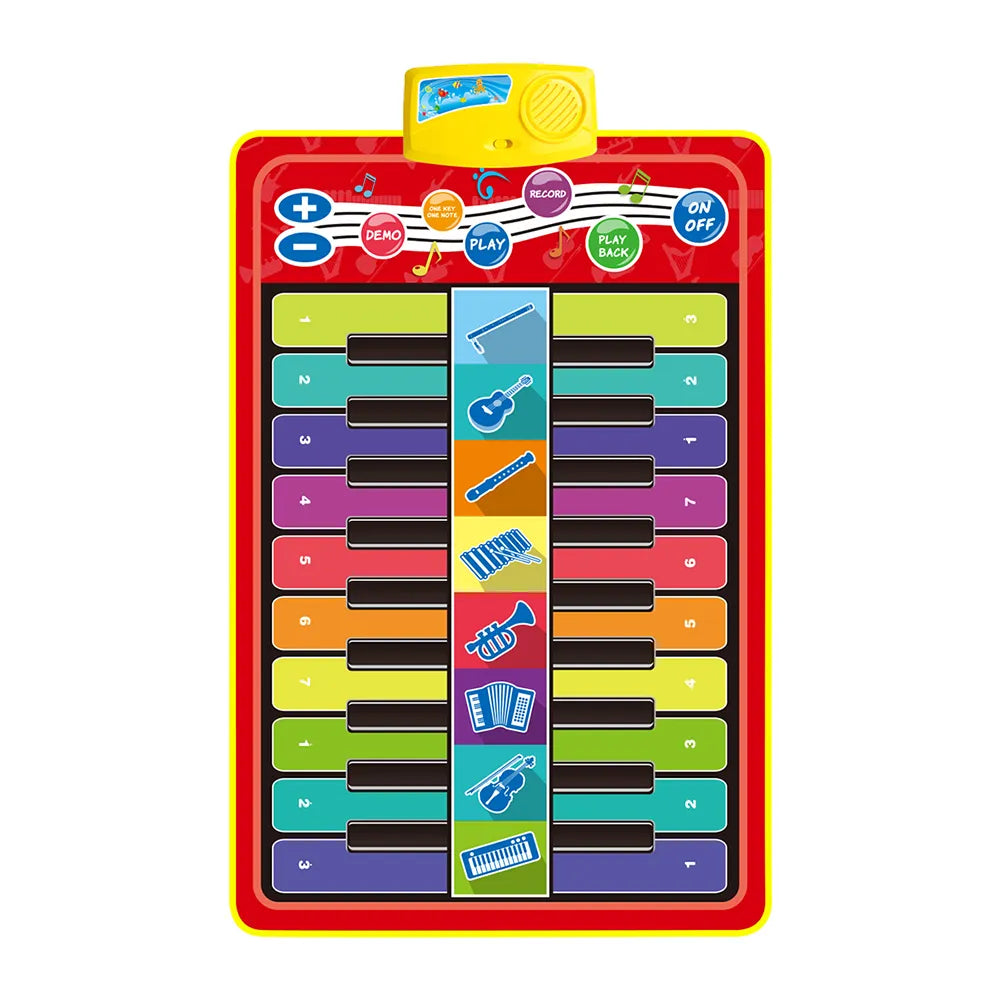Kids Musical Piano Mat Duet Keyboard