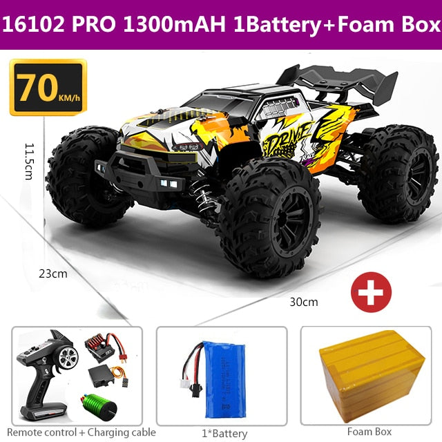 70KM/H Or 50KM/H 4WD High Speed Drift Monster Truck