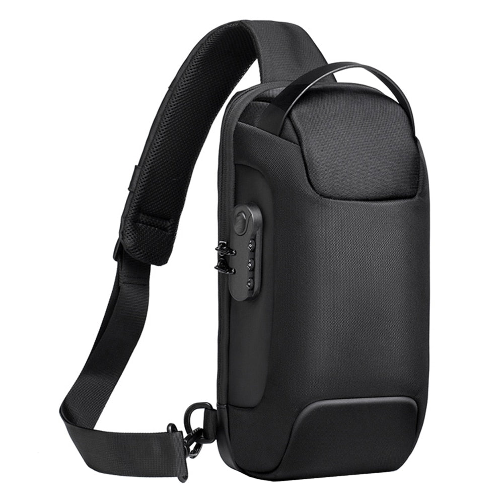 Men Chest Bag Backpack with USB Charging Port - DnM Toy Box