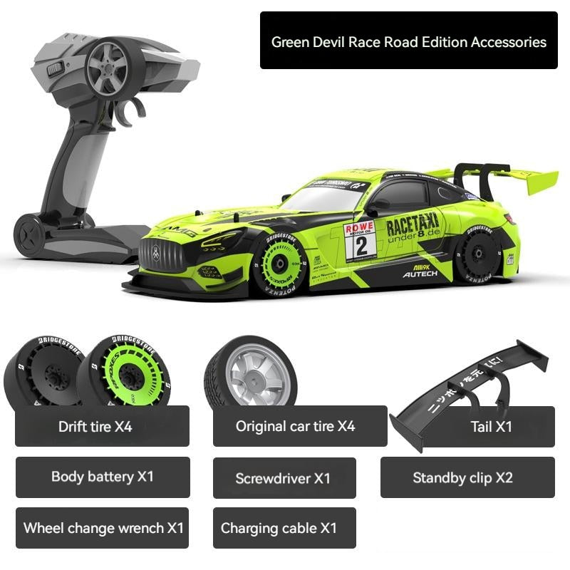 4WD 2.4G Drift Car - 50km/h High Speed"