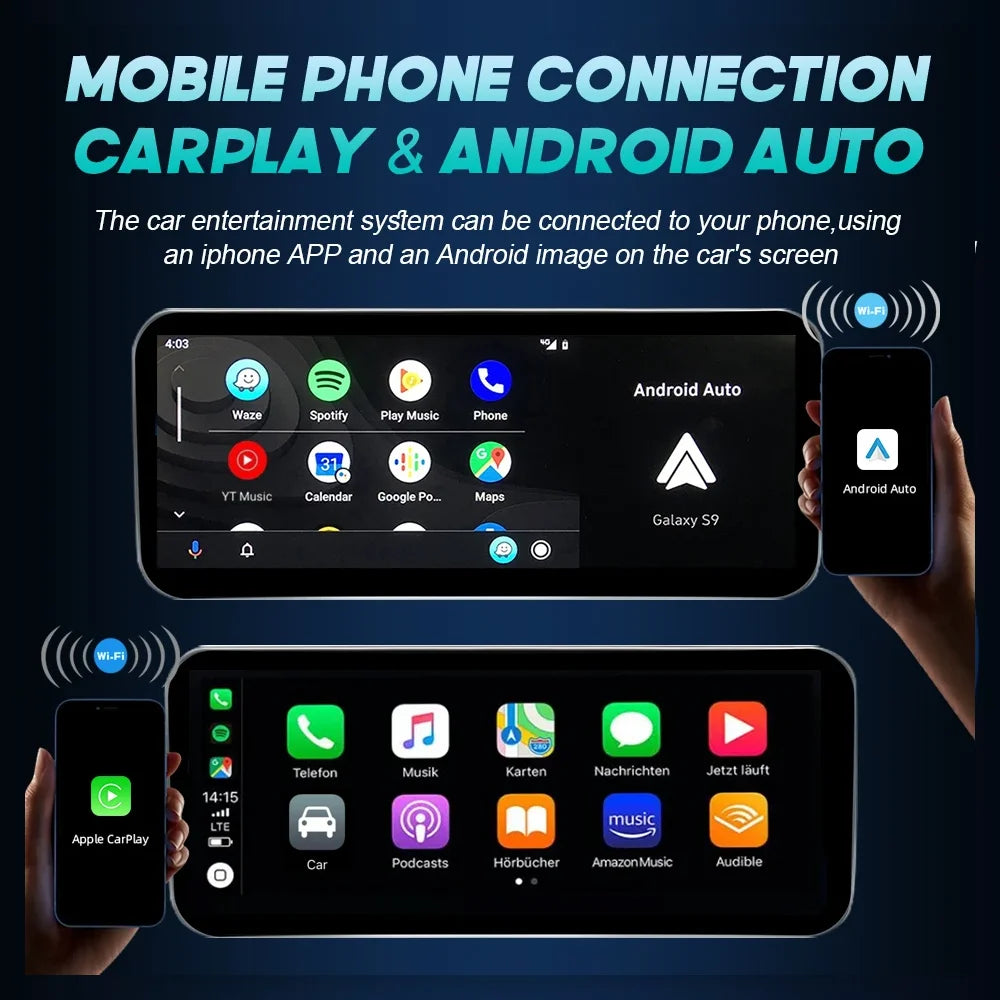 Android 14 CarPlay Player for Audi A6 C7 A7 2012-2018