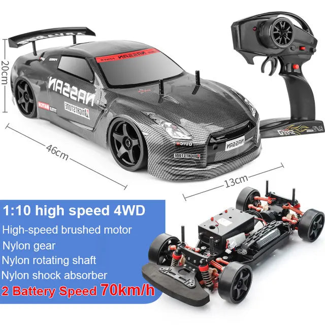 4WD 70KM/H High Speed Drift Car - DnM Toy Box