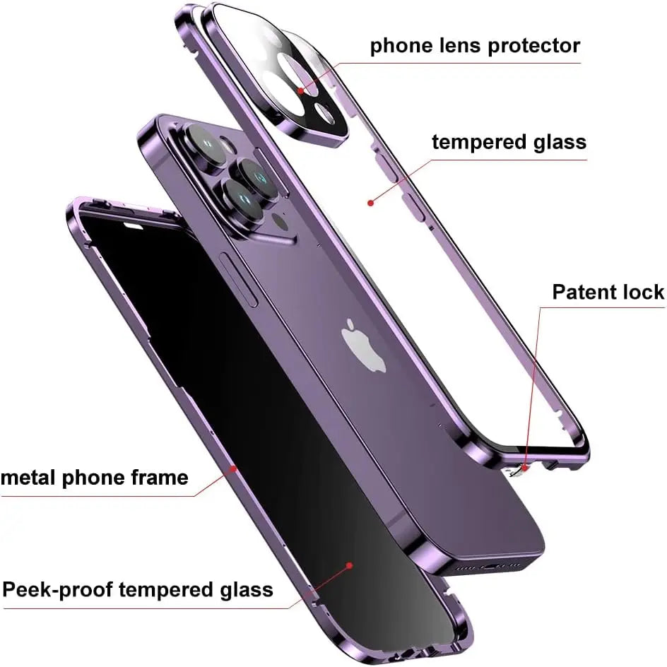 NEW 360° Protection Magnetic Glass case