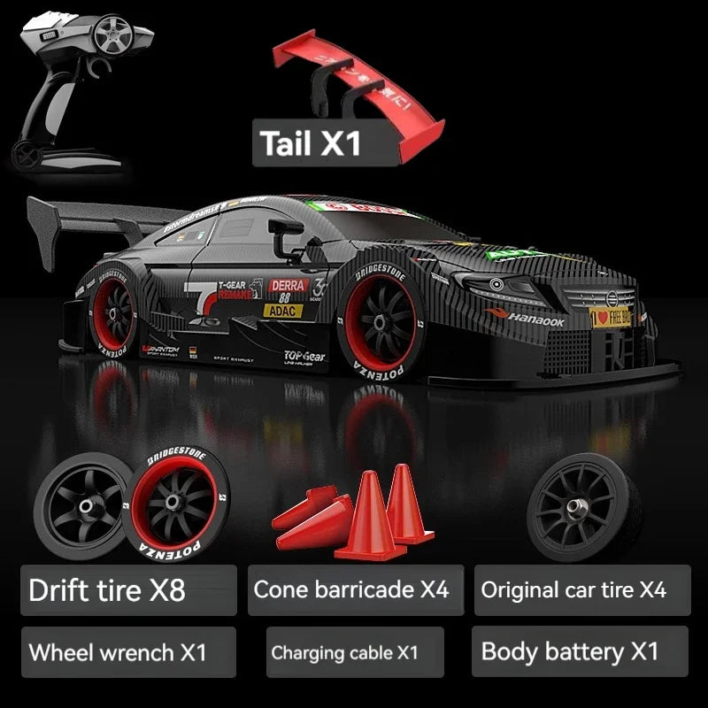 4WD, Dual Motor, Linkage Lights, Professional Rc Drift Car