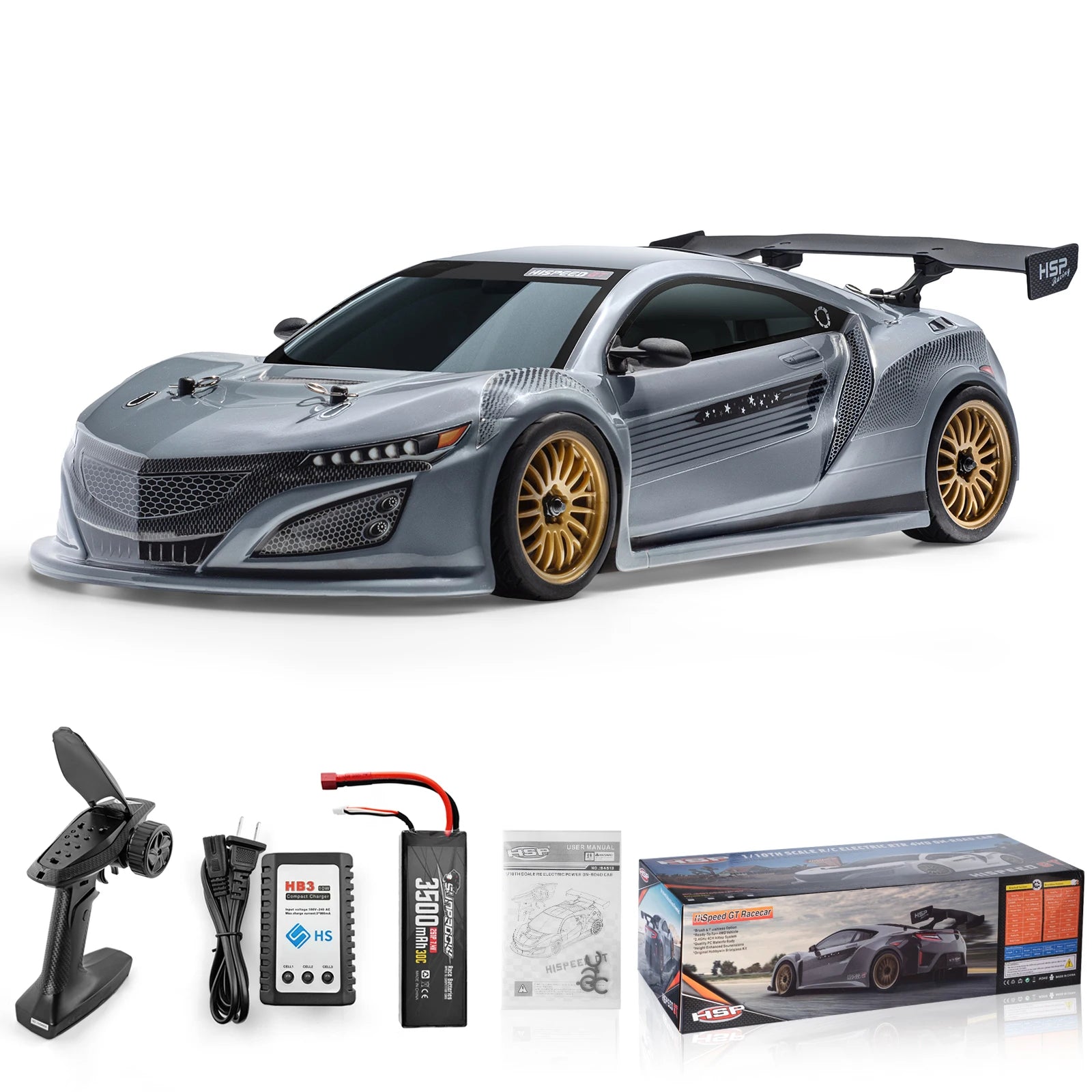 HSP 94513Pro Remote Control Drift Car DnM Toy Box