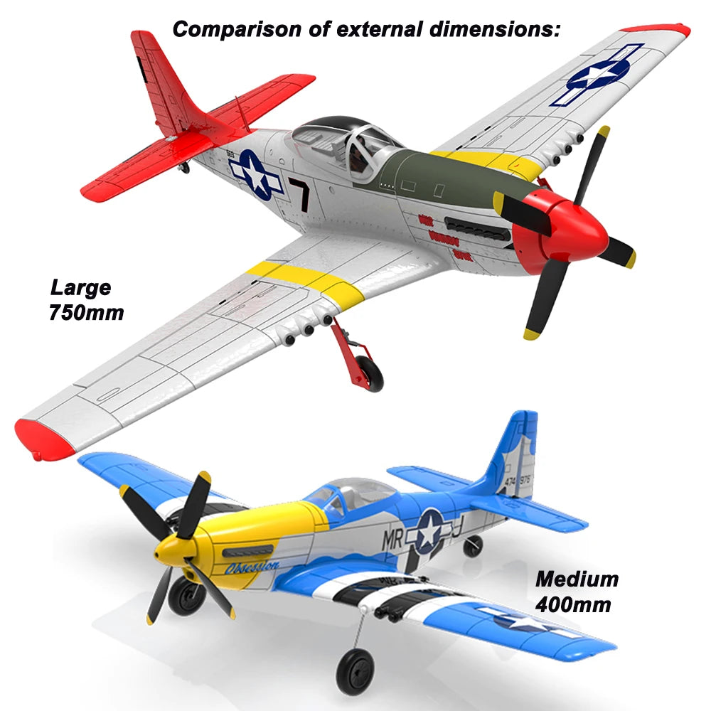 Extra Large 29.5" P51D Mustang with Bonus Battery