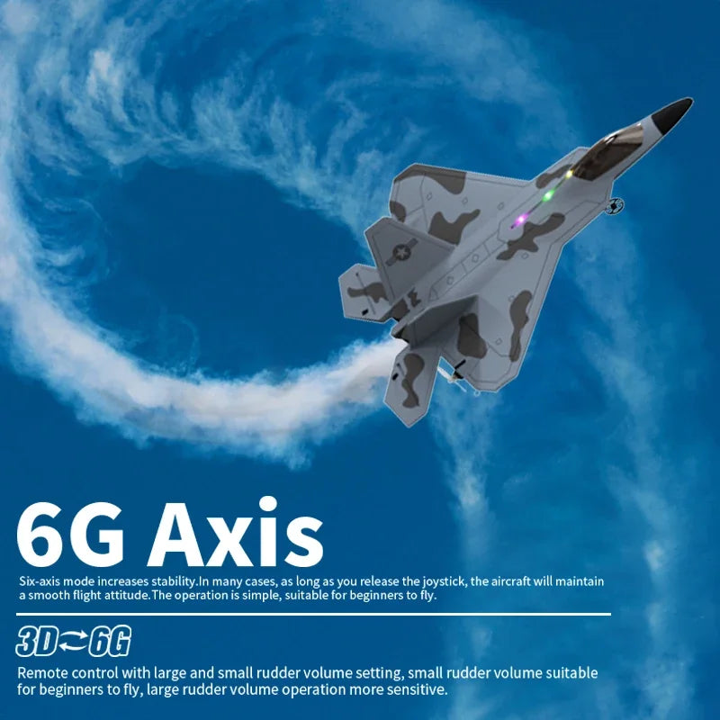 F22S 2.4G 4CH RC Airplane with LED and Gyroscope