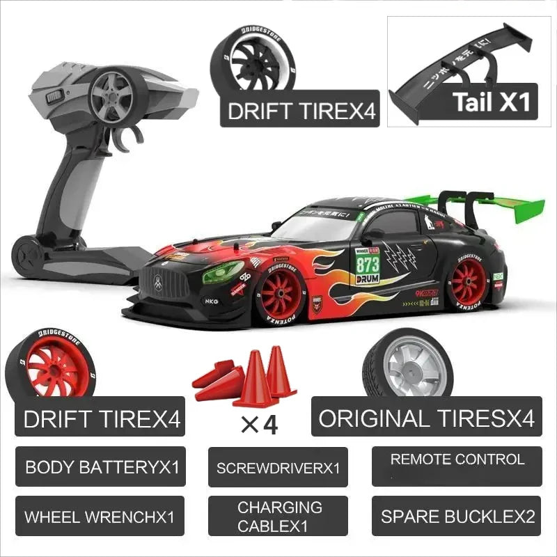 4WD, Dual Motor, Linkage Lights, Professional Rc Drift Car