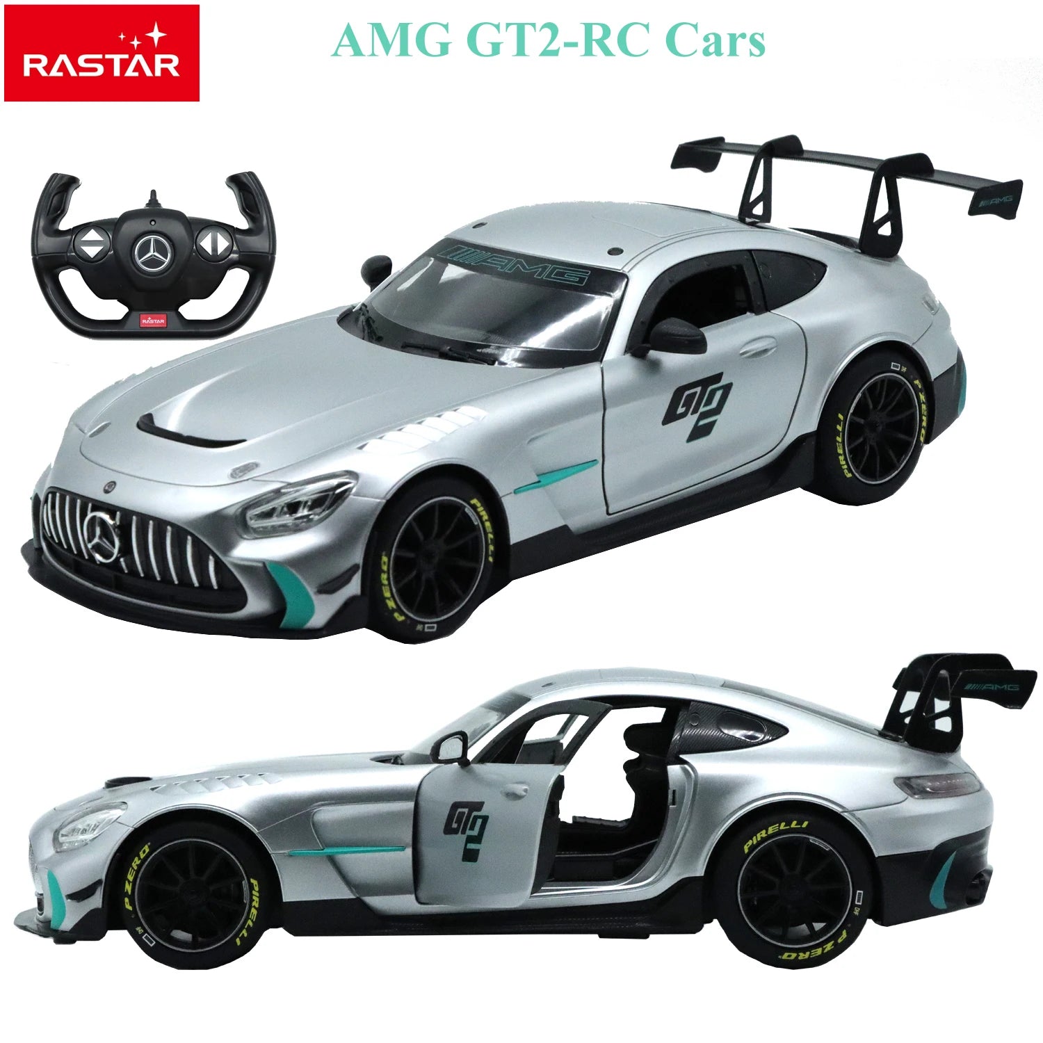 1/14 Rastar Mercedes AMG GT2 Racing RC Car