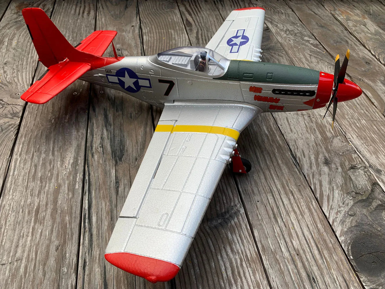 Extra Large 29.5" P51D Mustang with Bonus Battery