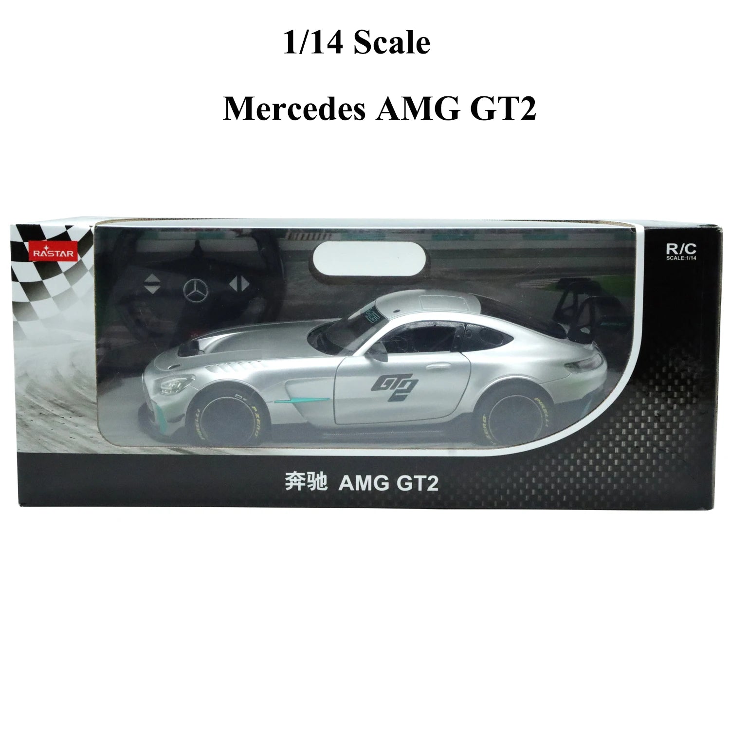 1/14 Rastar Mercedes AMG GT2 Racing RC Car